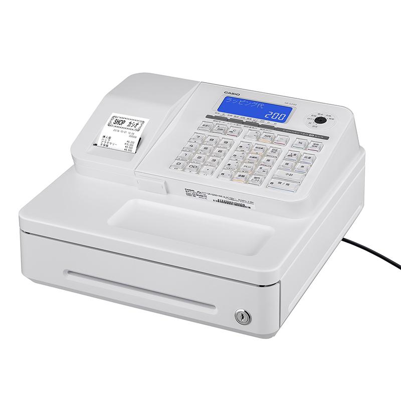 CASIO カシオ計算機 スタンダードレジスター ブルレジ SR-S200-EX-WE 