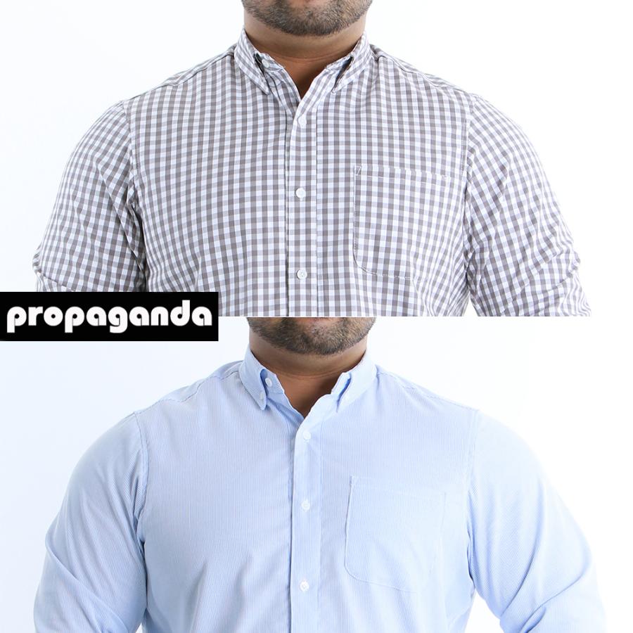 ストライプ・チェックボタンダウンシャツ | PROPAGANDA