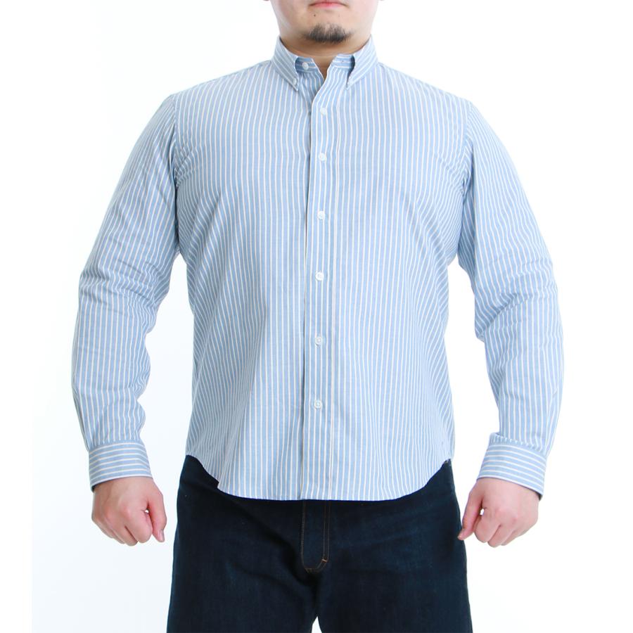 ストライプダンガリーボタンダウンシャツ | PROPAGANDA | 01