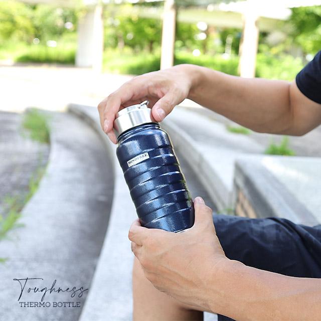 水筒 550ml 丈夫 頑丈 アウトドア タフネスサーモボトル 真空二重