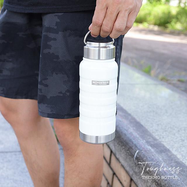 水筒 550ml 丈夫 頑丈 アウトドア タフネスサーモボトル 真空二重