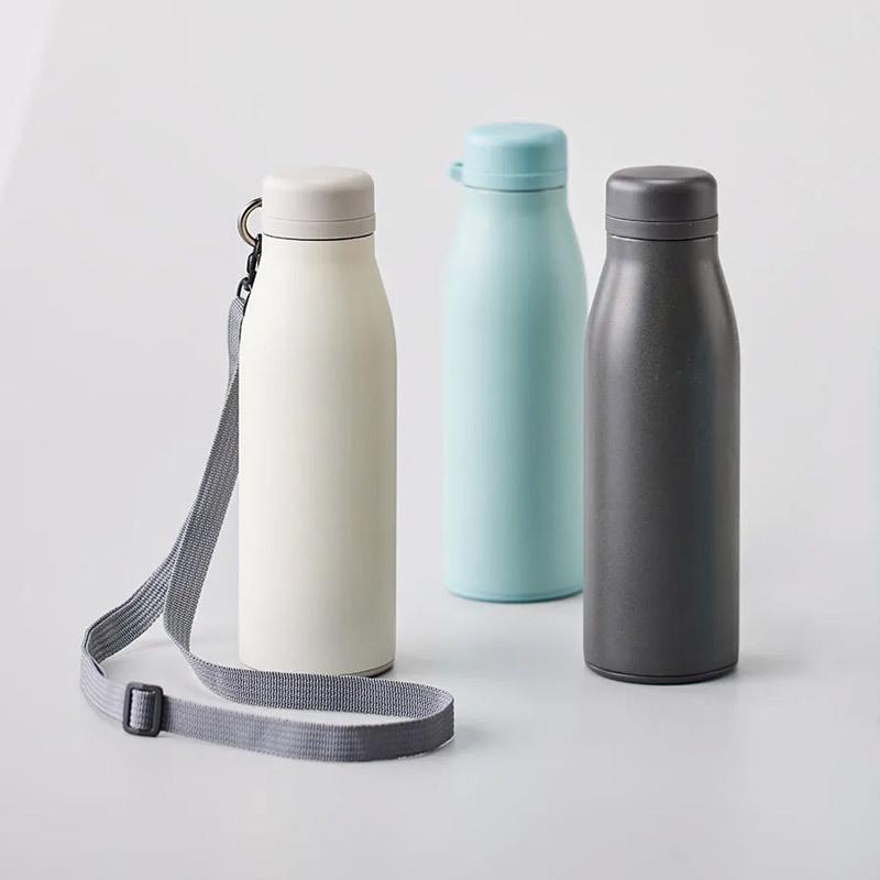 水筒 500ml 【ショルダーサーモステンレスボトル】 すいとう 魔法瓶