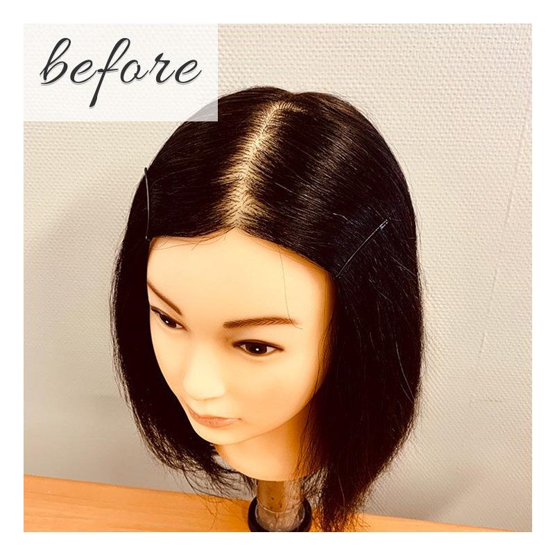部分ウィッグ 頭頂部 自然 トップピース 人毛 女性 ミディアム ロング