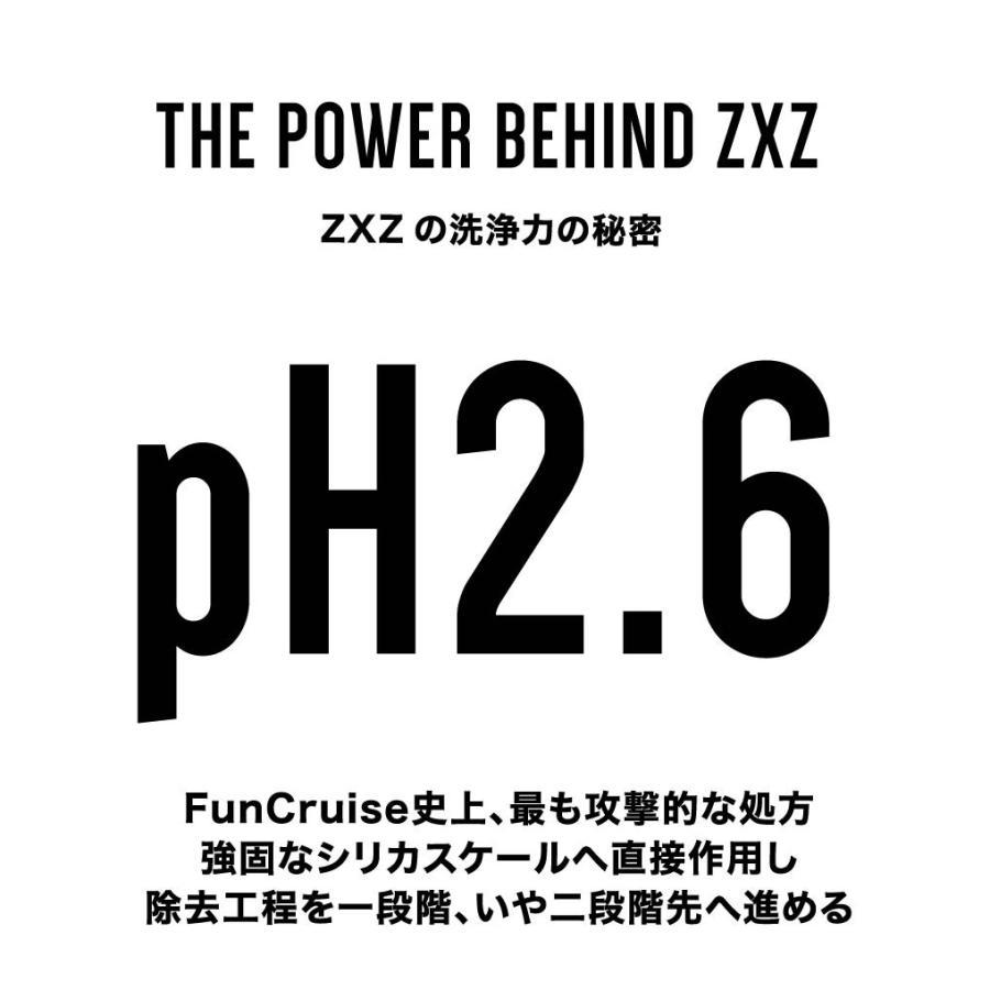 3セット　汚れ訳あり FunCruise ZXZ （ゼッツ）300】 超強力酸性クリーナー 自動車用洗浄液