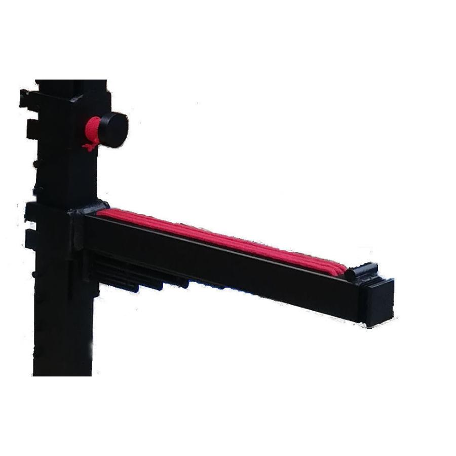 [即日発送] パワーラック　ハーフラックドーベルマン50mm仕様 一瞬で高低調整できるホルダー 独自の斜めに構えるバーホルダー　粉体塗装品 [プロプリモウッド] 【BCD1788930924】(64400円)