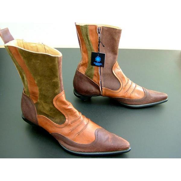 TORNADO MART（トルネードマート） ブーツ M レザー 本革 茶 新品 7112