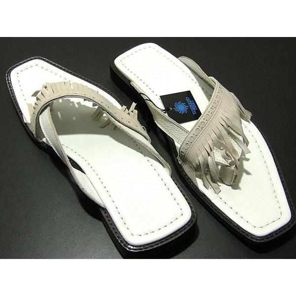 TORNADO MART（トルネードマート） サンダル L レザー 本革 白 新品