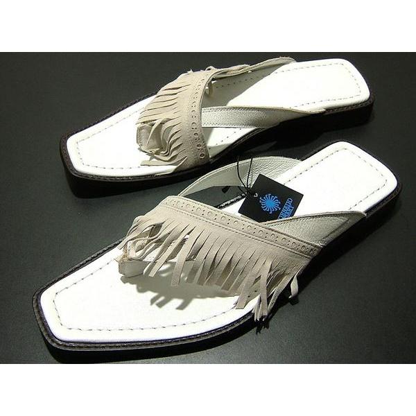 TORNADO MART（トルネードマート） サンダル L レザー 本革 白 新品