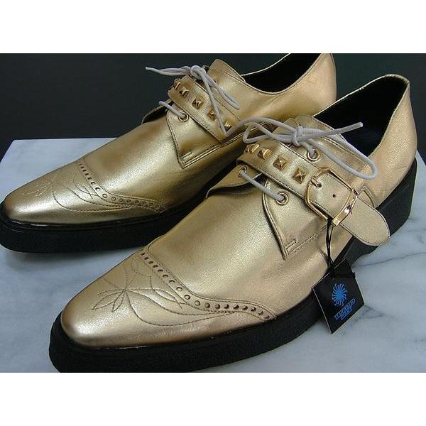 トルネードマート　本革　シューズ TORNADO MART（トルネードマート） シューズ L レザー 本革 厚底 金