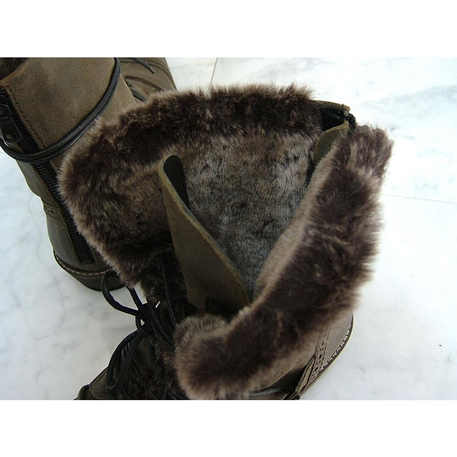 4.7万 トルネードマート ブーツ Ｓ レザー 本革 ファー カーキ 新品 2507 | TORNADO MART | 04