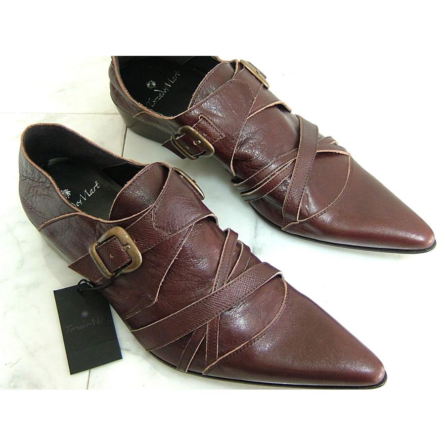 TORNADO MART トルネードマート シューズ L レザー 本革 茶 新品