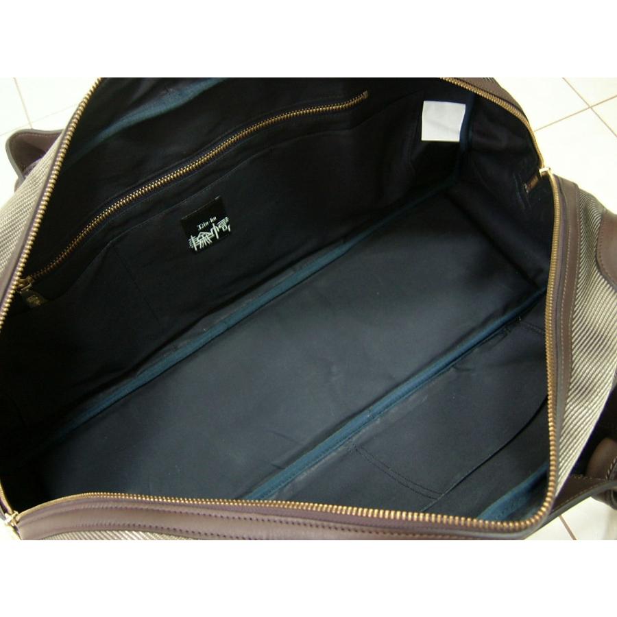 リンク 輪怐 LIN-KU バッグ ボストン レザー 本革 茶 新品 : PROX