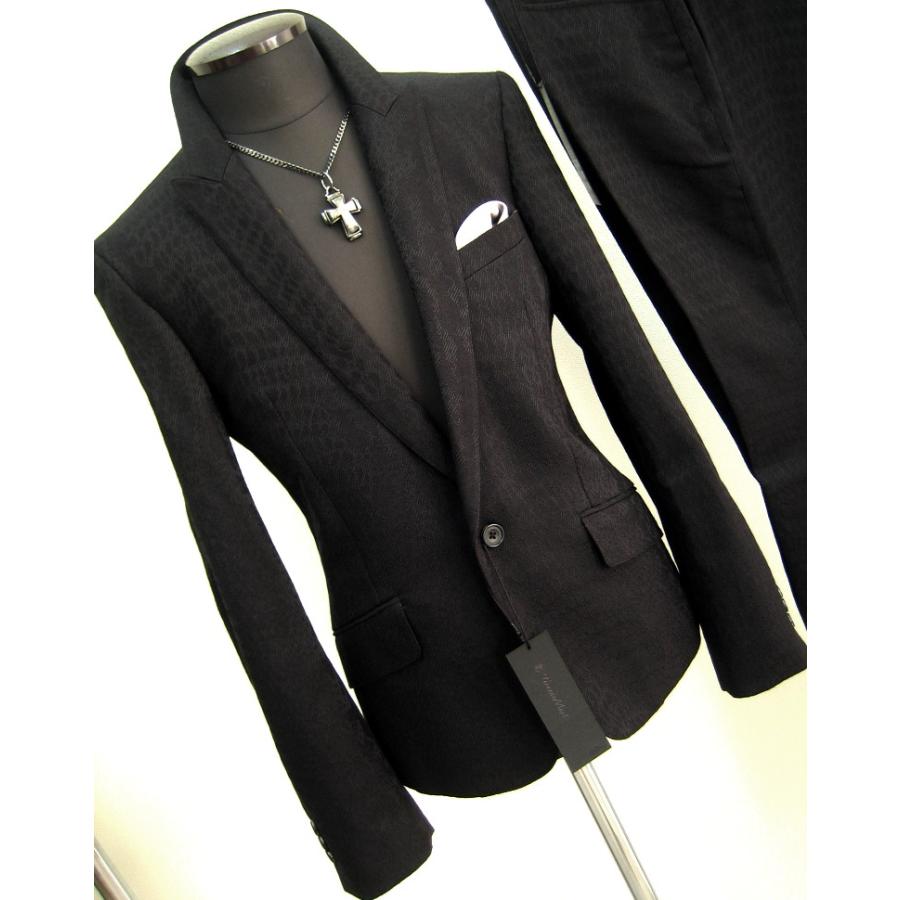 TORNADO MART（トルネードマート） M スーツ クロコ ジャガード