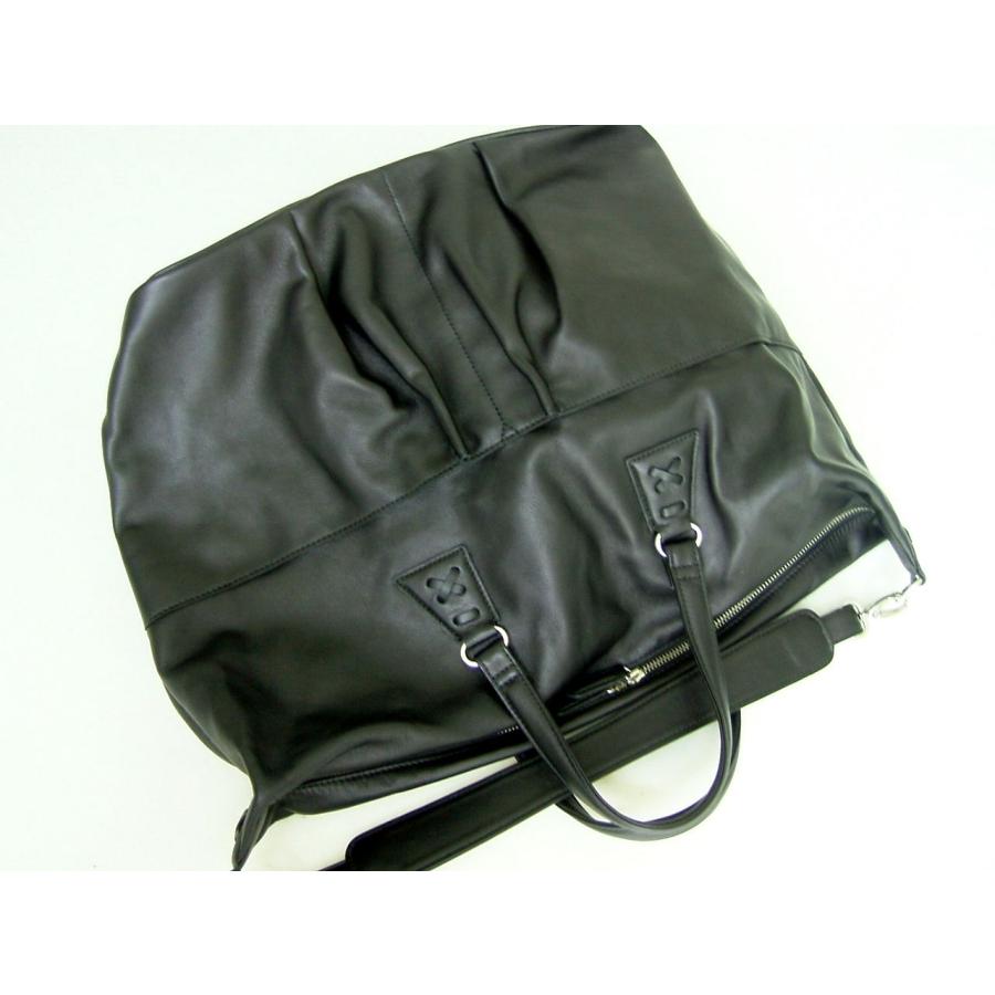 リンク 輪怐 LIN-KU バッグ ボストン レザー 本革 黒 新品 : PROX