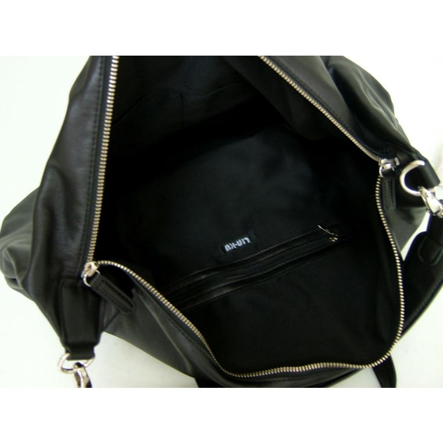 リンク 輪怐 LIN-KU バッグ ボストン レザー 本革 黒 新品 : PROX 