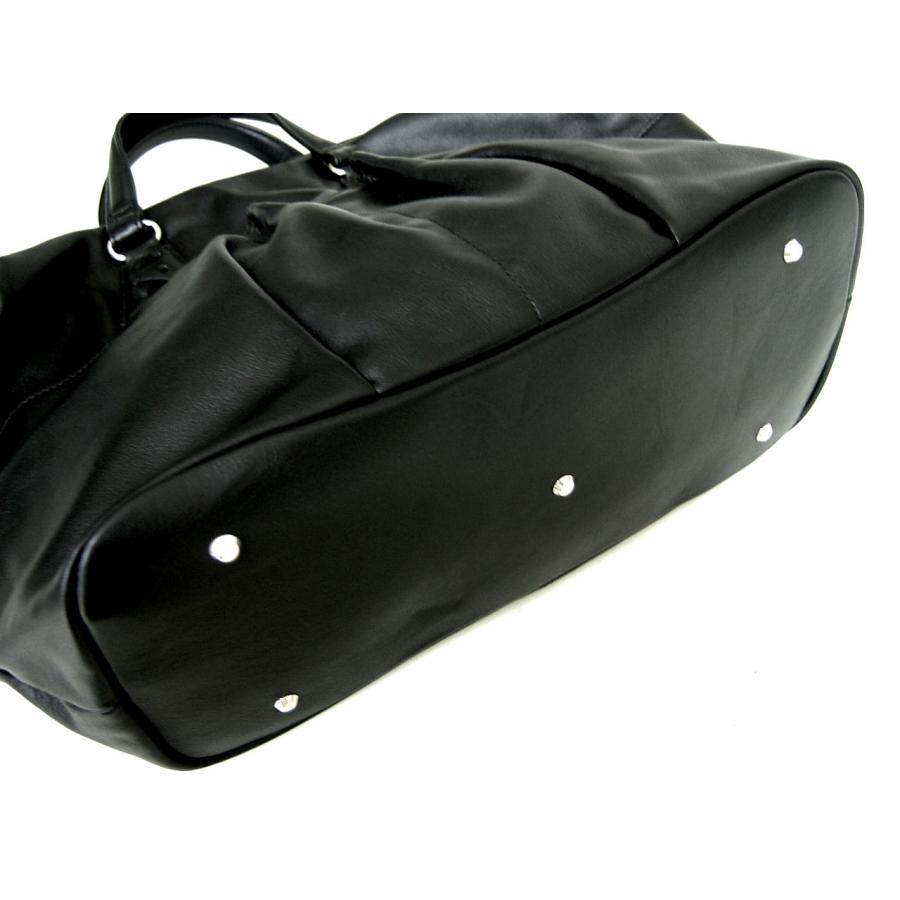 リンク 輪怐 LIN-KU バッグ ボストン レザー 本革 黒 新品 : PROX