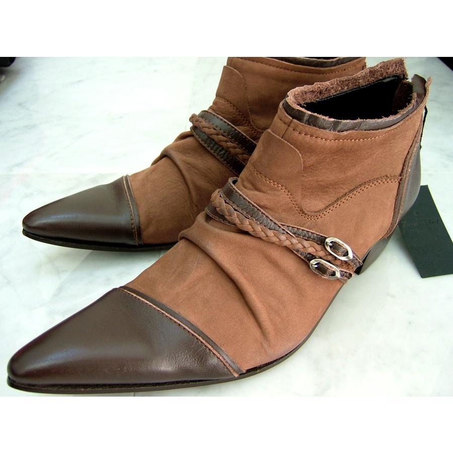 国際ブランド トルネードマート ブーツ S レザー 本革 ドレープ ポインテッドトゥ 茶 新品 5102 楽天市場 Nuevo Canecaspulido Com