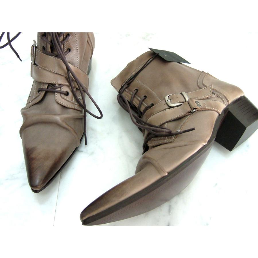 TORNADO MART（トルネードマート） ブーツ M レザー 本革 薄茶 新品