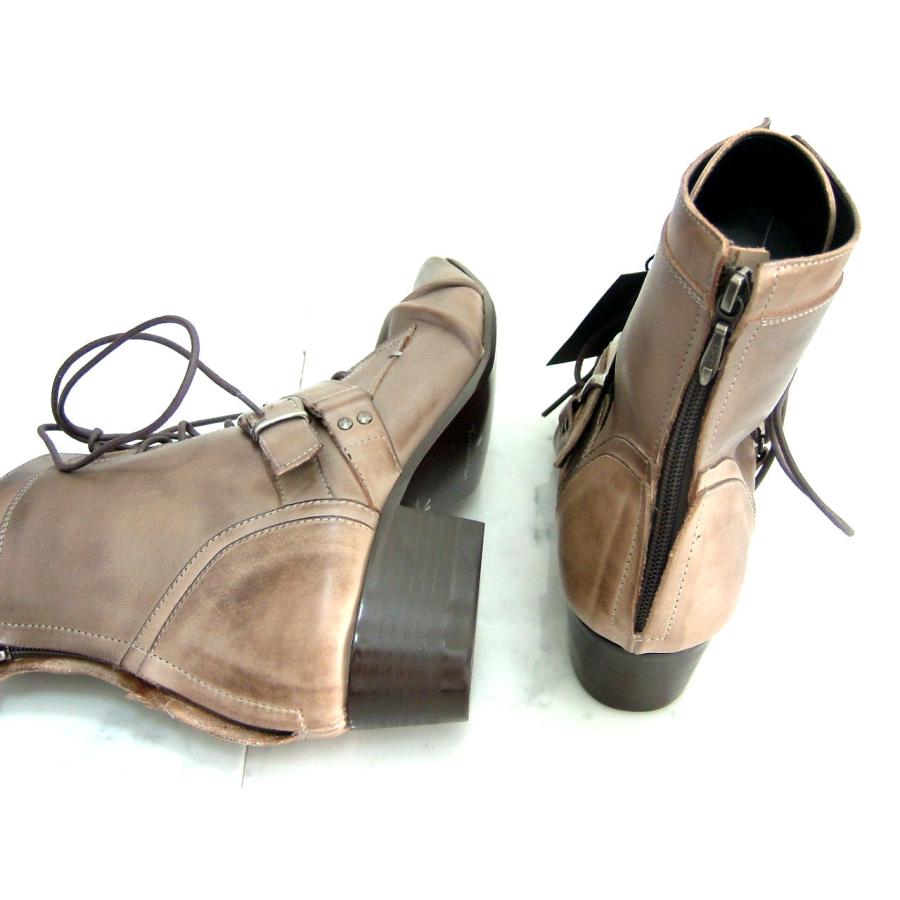 TORNADO MART（トルネードマート） ブーツ M レザー 本革 薄茶 新品