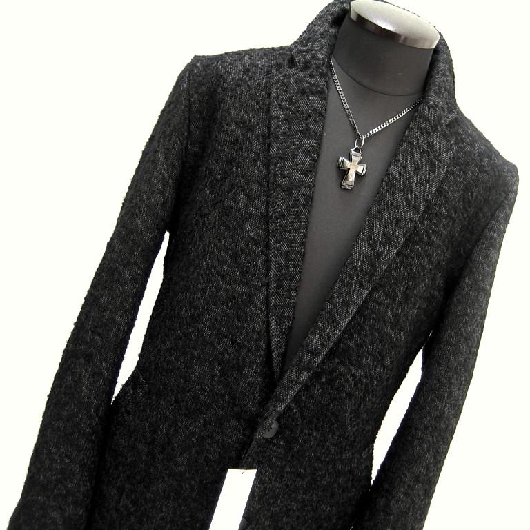 5.4万 新品 ハイストリート チェスターコート S イタリア MARZOTTO 