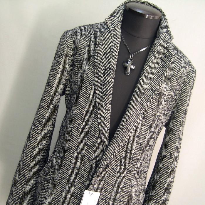 ハイストリート M ヘリンボーンチェスターコート Pontetorto 伊