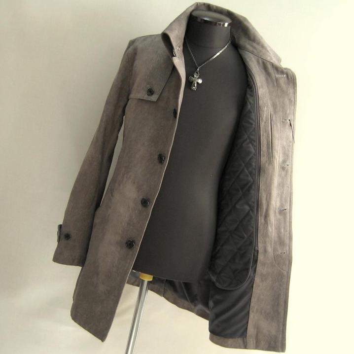 TORNADO MART 新品 3.7万 トルネードマート M T/Cスエード返し衿