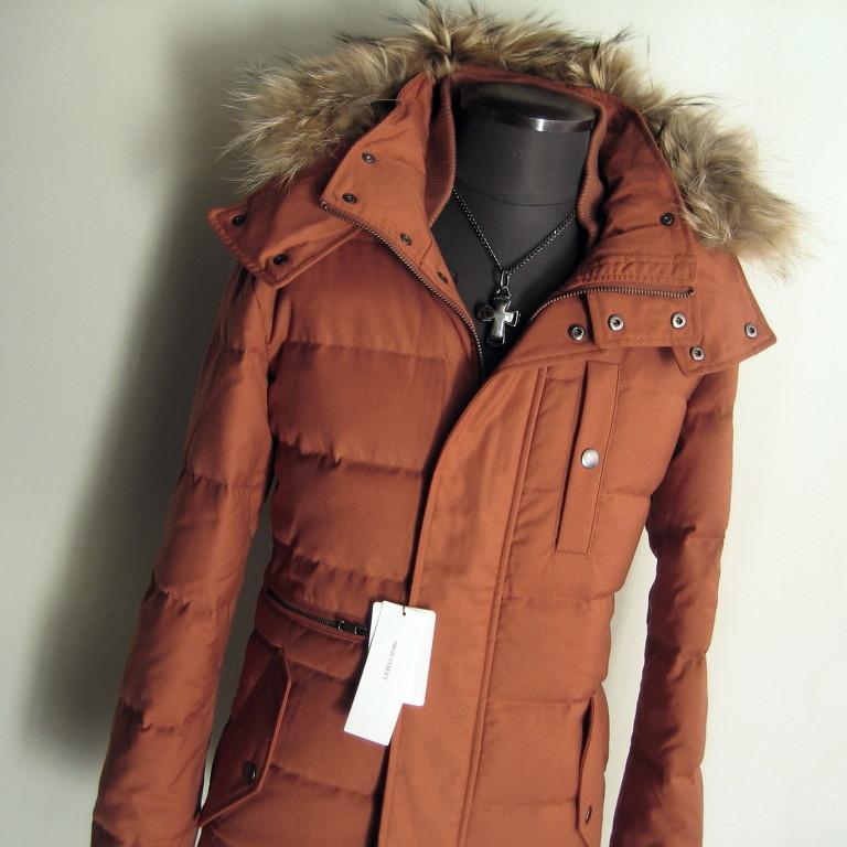 HIGH STREET（ハイストリート） 4万 新品 S フードファー付きダウン 