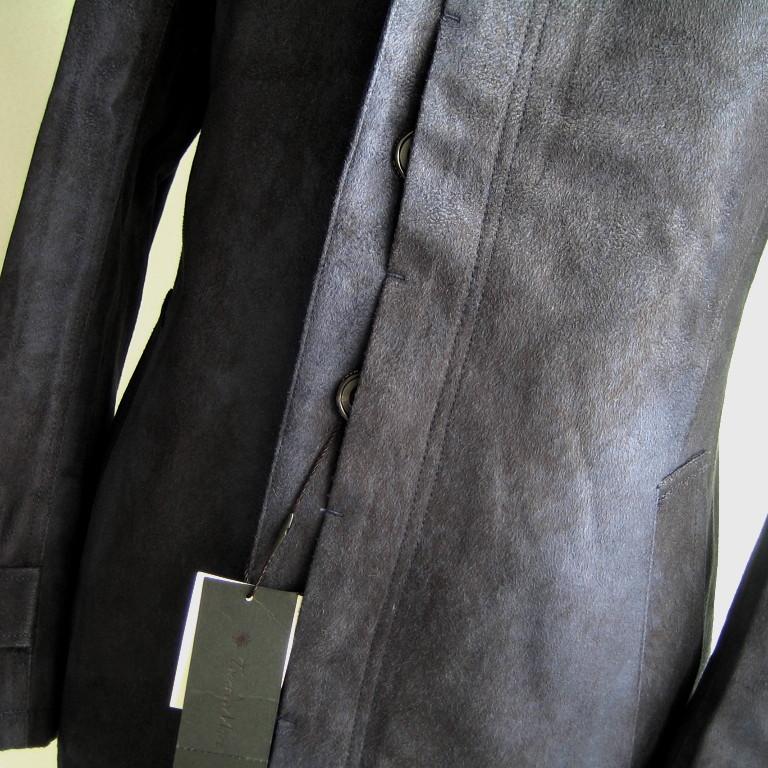 新品 3万 トルネードマート M T/Cスエード返し衿ジャケット ネイビー