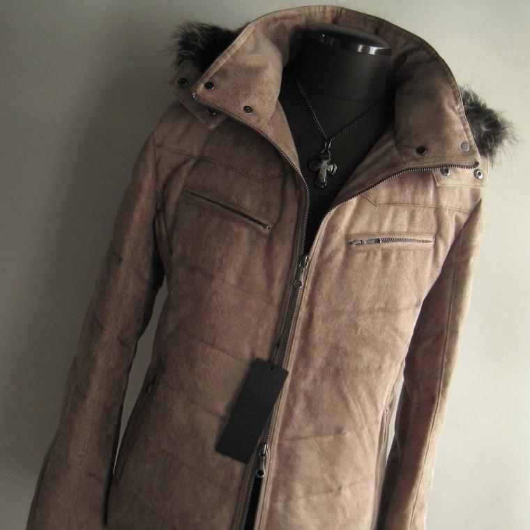 新品 4.8万 トルネードマート L T/Cスエードヘアラインダウン  