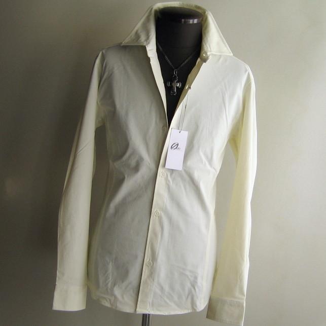 1.7万 新品 L トルネードマート スーパーストレッチトリコットシャツ長袖 オフホワイト 送料無料 438 | TORNADO MART | 01