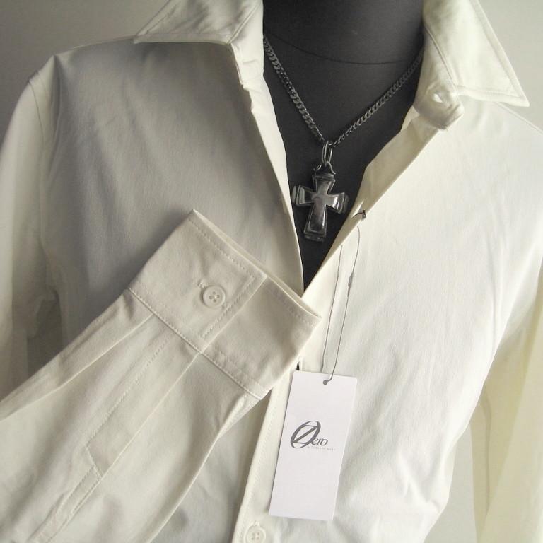 1.7万 新品 L トルネードマート スーパーストレッチトリコットシャツ長袖 オフホワイト 送料無料 438 | TORNADO MART | 02