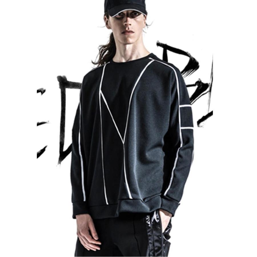 2.1万 新品 L トルネードマートカッティングテープオーバードルマンスェット ブラック サンプル 618 | TORNADO MART | 05