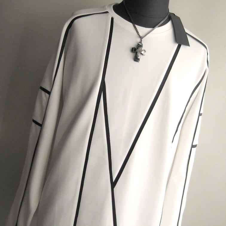 2.1万 新品 L トルネードマートカッティングテープオーバードルマンスェット ホワイト サンプル 620 | TORNADO MART