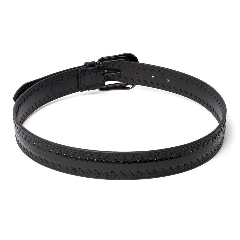 トルネードマート　TORNADOMART　ベルト TORNADO MART（トルネードマート） センタースネーク ベルト 白 L 本革