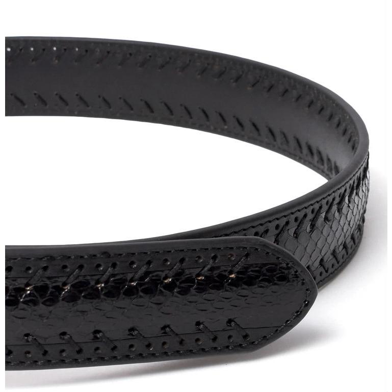 TORNADO MART（トルネードマート） センタースネーク ベルト 白 L 本革