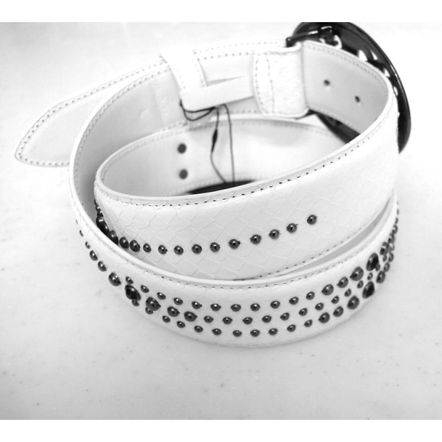 TORNADO MART（トルネードマート） オーバルTOPスタッズスネークベルト