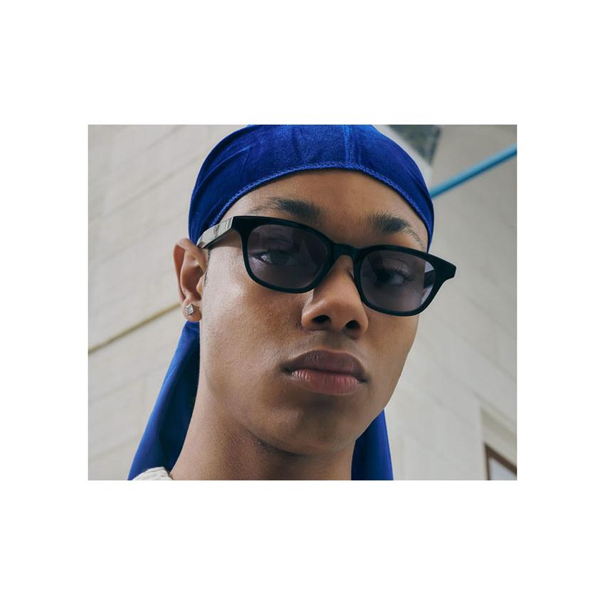 A.D.S.R. BALVIN 01(b) バルヴィン Shiny BLACK - Lt.Blue