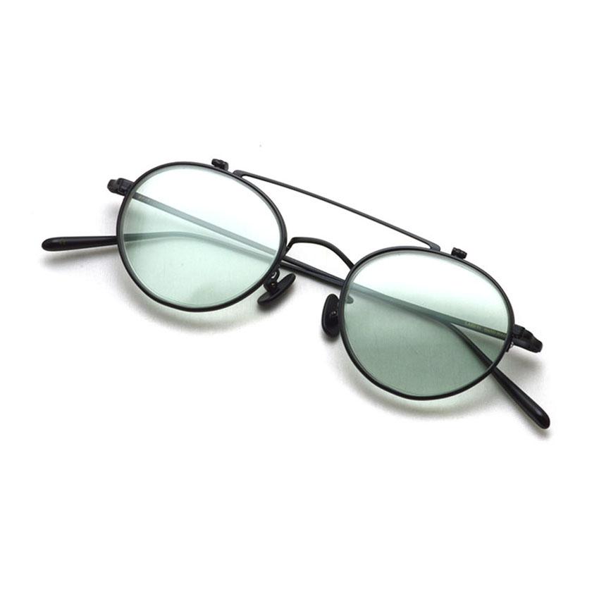 A.D.S.R. LARS 01(b) MatteBlack - Clear Green Flat lenses マット 