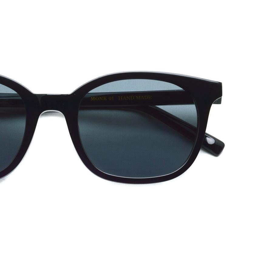 A.D.S.R. MONK モンク 01 (a) Shiny Black- Black lenses A.D.S.R. MONK モンク 01 (a) Shiny Black- Black lenses