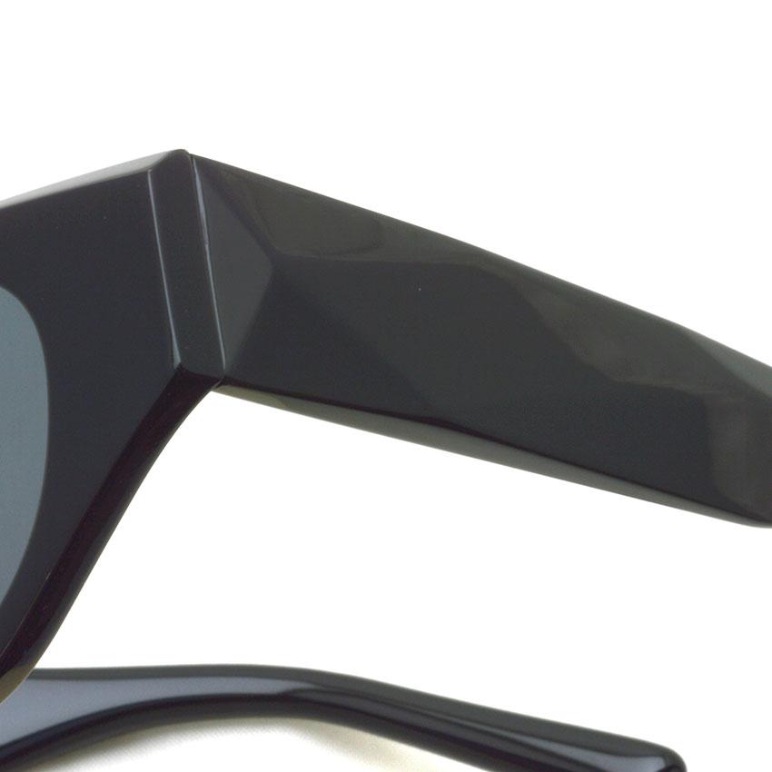 【新品未着用】ADSR ブラック ラウンド サングラス　透明レンズ付き　男女兼用 A.D.S.R. / EDDIE 02 / MATTE BLACK マットブラック - ライト