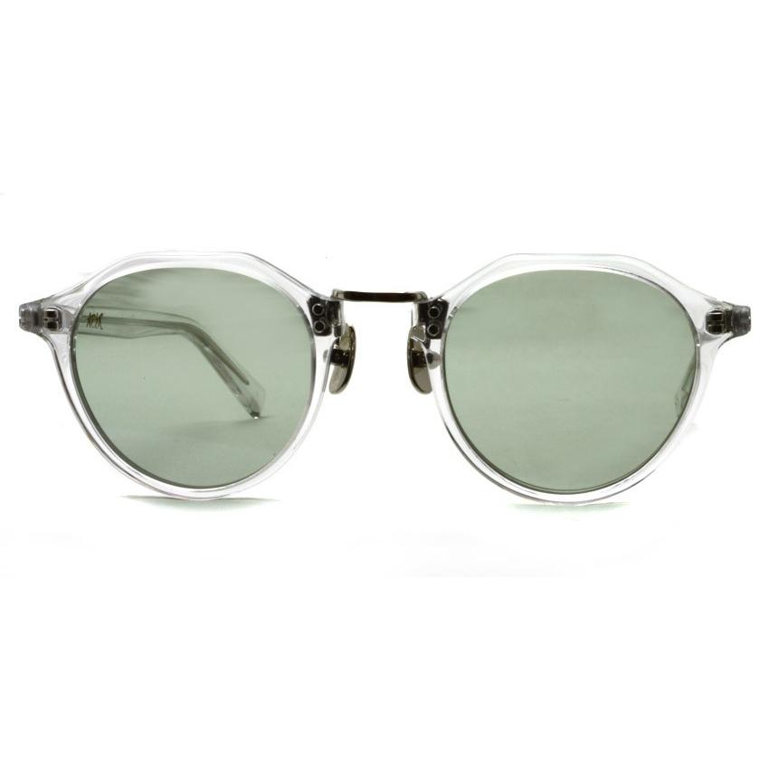 A.D.S.R. SATCHMO 03(e) サッチモ Clear / Silver - Light Green クリア/シルバー ライトグリーンレンズ クラウンパント フラットレンズサングラス A.D.S.R. SATCHMO 03(e) サッチモ Clear / Silver - Light Green クリア/シルバー ライトグリーンレンズ クラウンパント フラットレンズサングラス