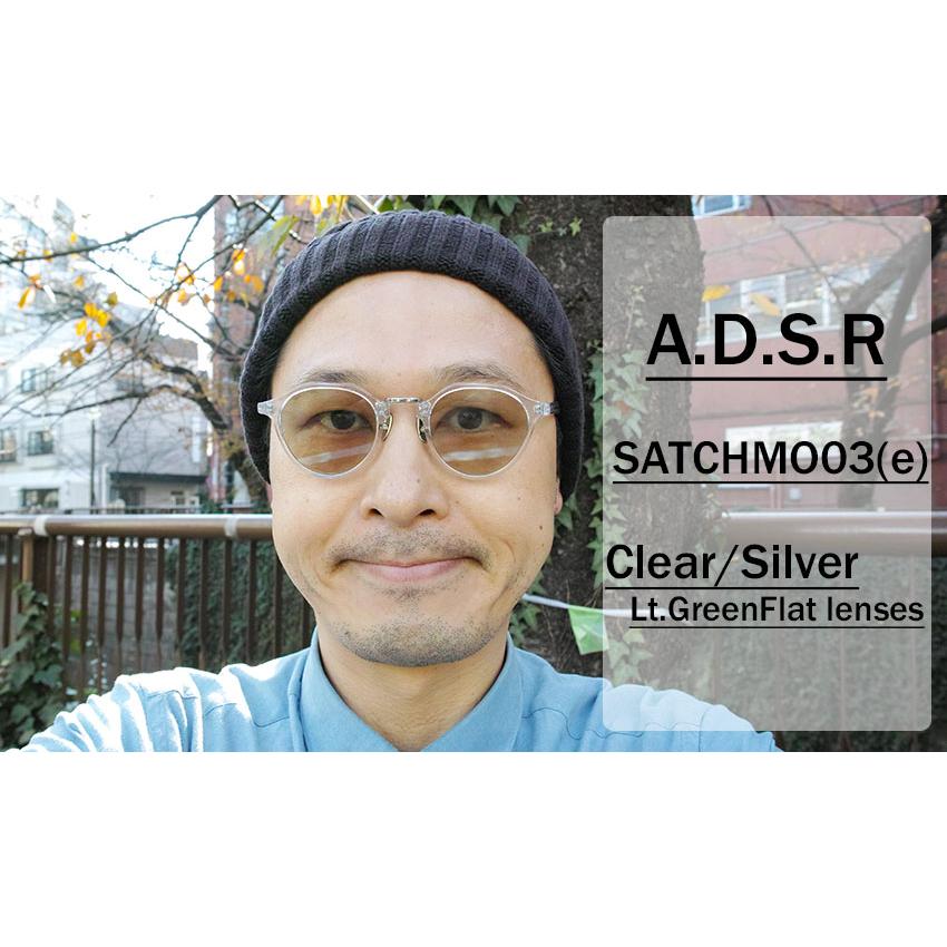 A.D.S.R. SATCHMO 03(e) サッチモ Clear / Silver - Light Green クリア/シルバー ライト