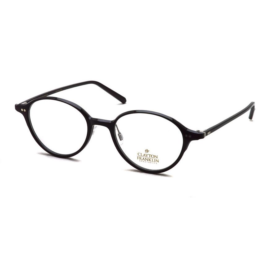 Clayton Franklin クレイトンフランクリン Cf 774 Black ブラック 黒ブチ ボストン ラウンド メガネフレーム Claytonfranklin 774 Black Props オンラインショップ 通販 Yahoo ショッピング