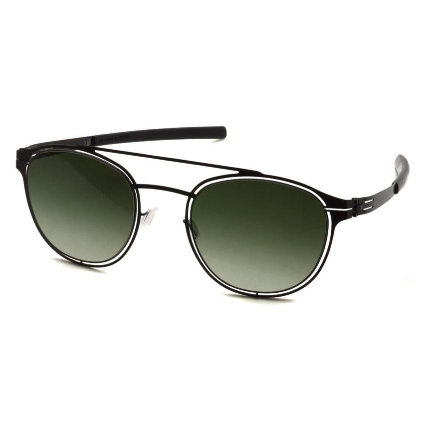 Ic Berlin アイシーベルリン Simplicity シンプリシティ Black ブラック グレーグラデーションレンズ ツーブリッジ ダブルブリッジ シートメタルサングラス Icberlin Simplicity Black Graygradient Props オンラインショップ 通販 Yahoo ショッピング