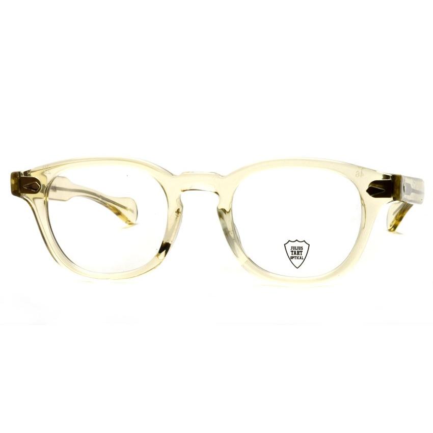 JULIUS TART OPTICAL タート AR ブリッジ:22mm Champagne シャンパン クリアフレーム メガネ 復刻モデル | Tart Optical | 05
