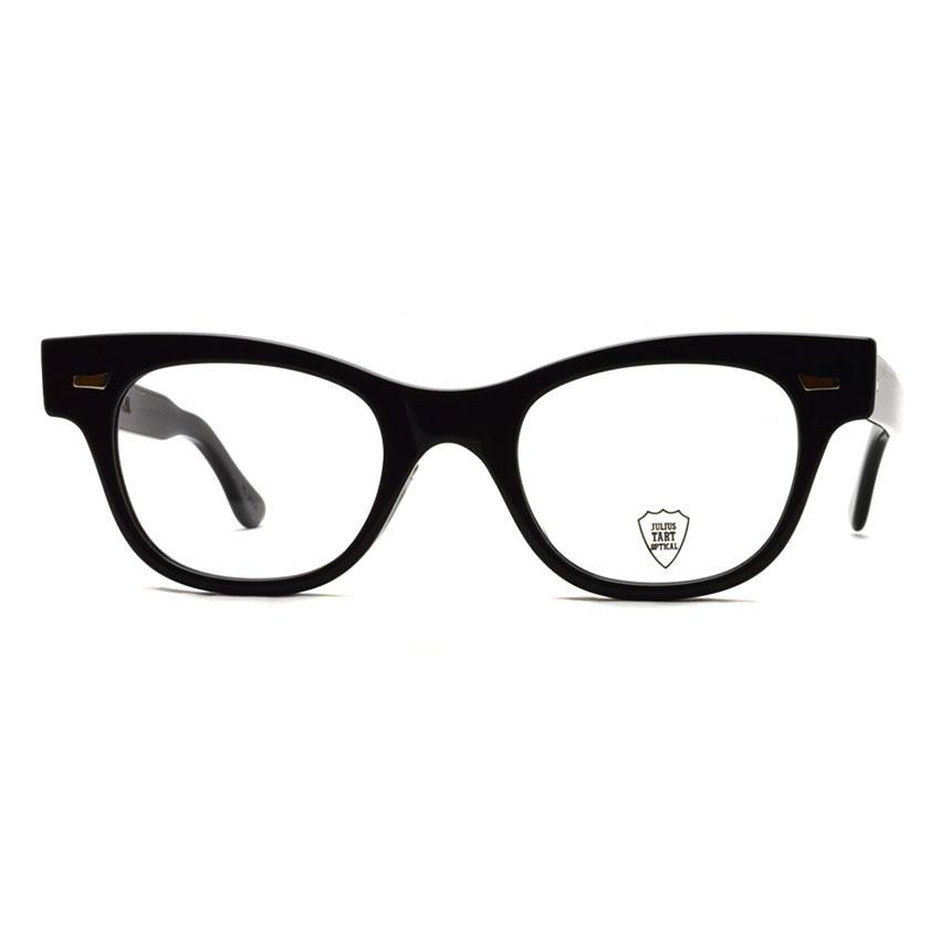 JULIUS TART OPTICAL タート  COUNTDOWN 48□22 カウントダウン BLACK ブラック キャットアイ フォックスシェイプ  メガネフレーム 復刻｜props-tokyo｜07