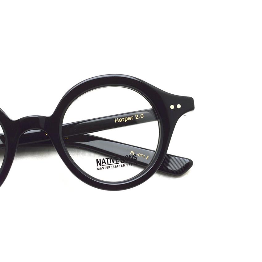 NATIVE SONS ネイティブサンズ HARPER 2.0 Black ブラック ラウンド 