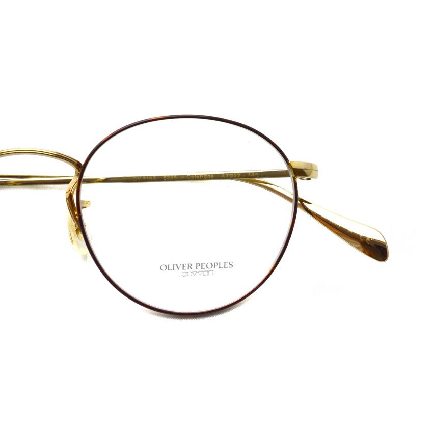 新品 オリバーピープルズ　コールリッジ　47サイズ ゴールド フレーム 楽天市場】オリバーピープルズ メガネ ov1186 47サイズ 5296