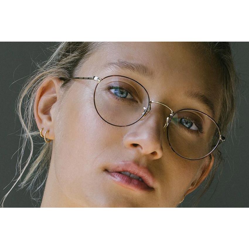 OLIVER PEOPLES オリバーピープルズ COLERIDGE - OV1186 - 47size 5295  SoftGold/AmberDTBK Foil ソフトゴールド - べっこう柄　ラウンド フレーム メガネ