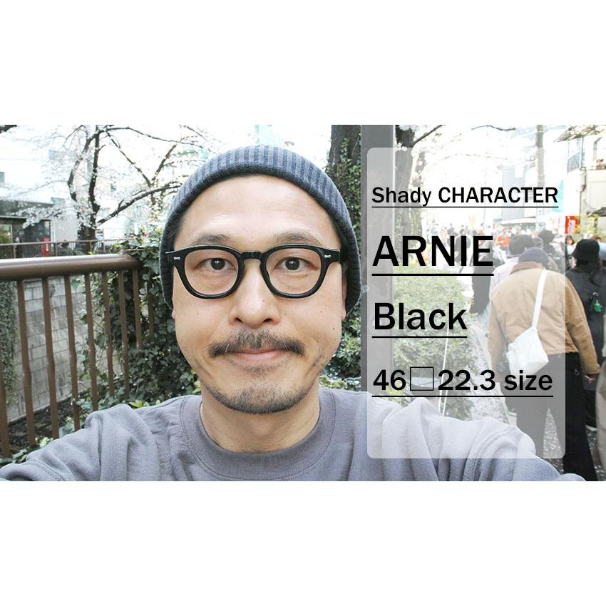 Shady CHARACTER ARNIE アーニー 46□22.3 BLACK ブラック Shady CHARACTER ARNIE アーニー 46□22.3 BLACK ブラック